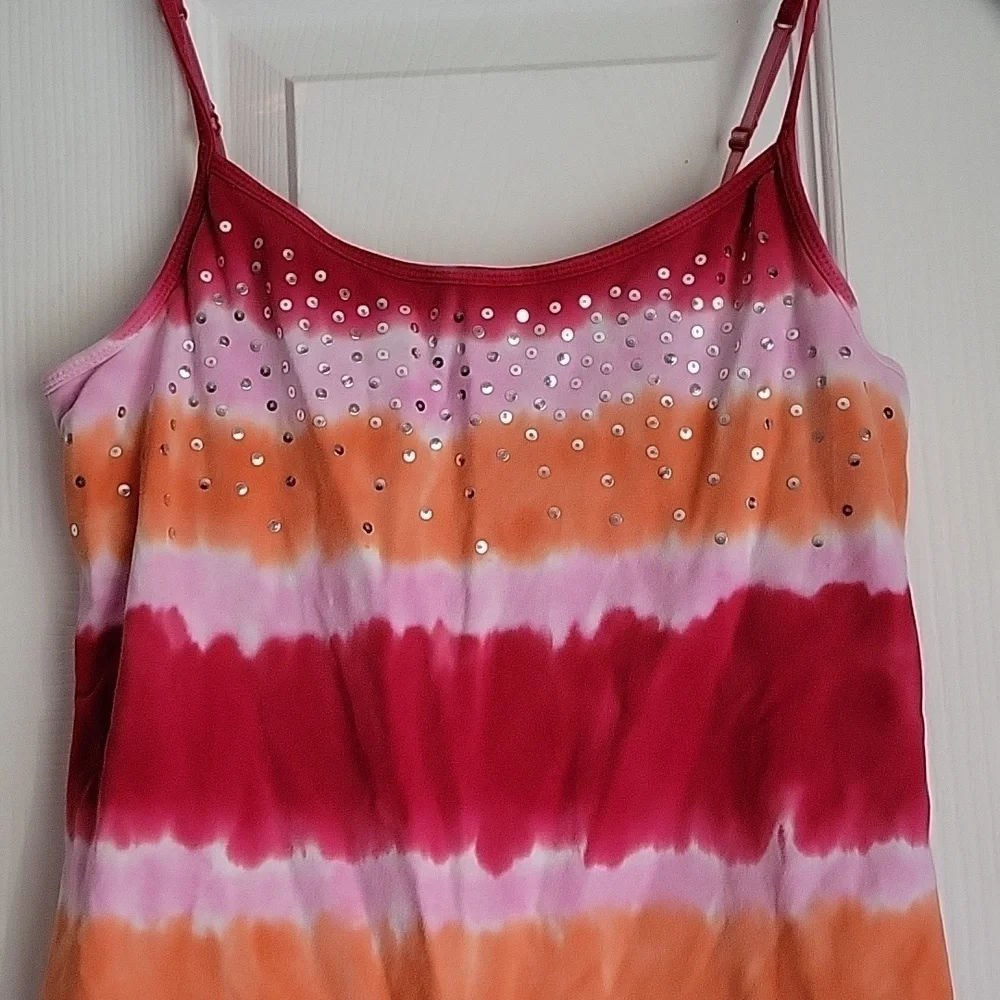 Justice Girl's Tye Dye Tank